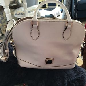 White leather Dooney and Bourke